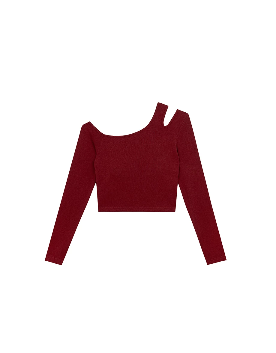 WARM↑UP スタイルアップ アシンメトリーネックワンショルカットアウトヒートテックBRA TOP WARM↑UP スタイルアップ アシンメトリーネックワンショルカットアウトヒートテックBRA TOP
