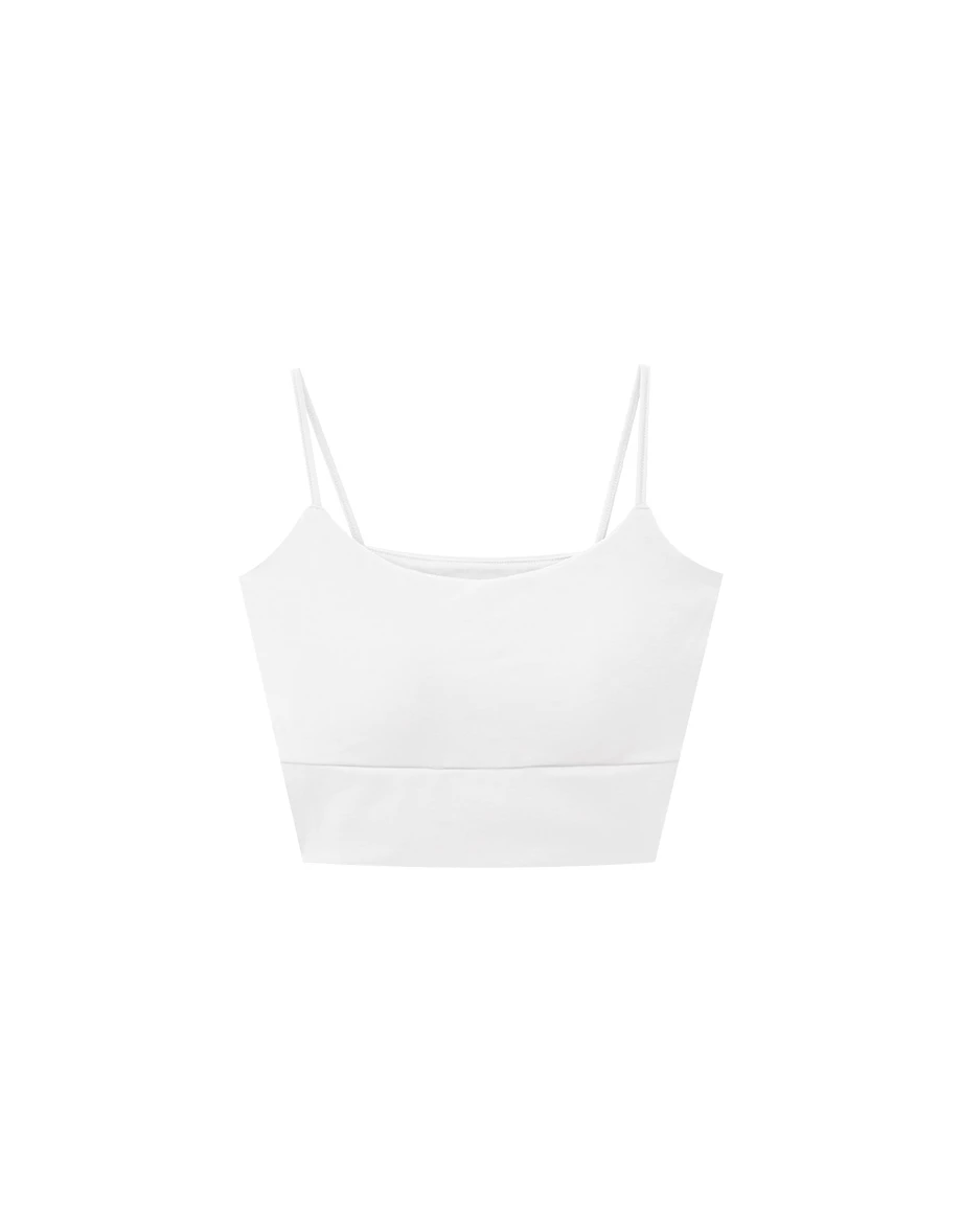 【Heat Tech】Basic Soft Stretch Spaghetti Strap Fitted Camisole Bra Top 【Heat Tech】Basic Soft Stretch Spaghetti Strap Fitted Camisole Bra Top