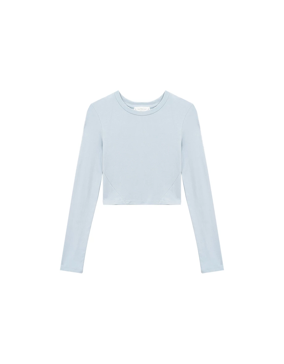 Everyday Basics Fitted Cropped Long Sleeve Top Everyday Basics Fitted Cropped Long Sleeve Top