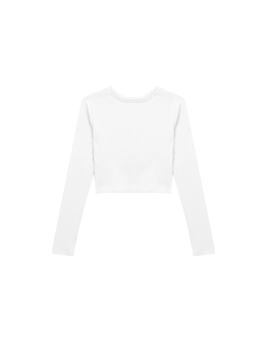 Everyday Basics Fitted Cropped Long Sleeve Top