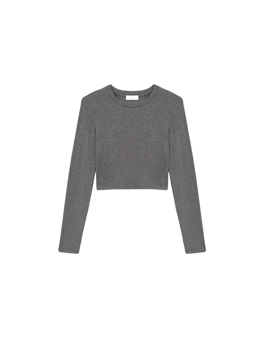 Everyday Basics Fitted Cropped Long Sleeve Top Everyday Basics Fitted Cropped Long Sleeve Top