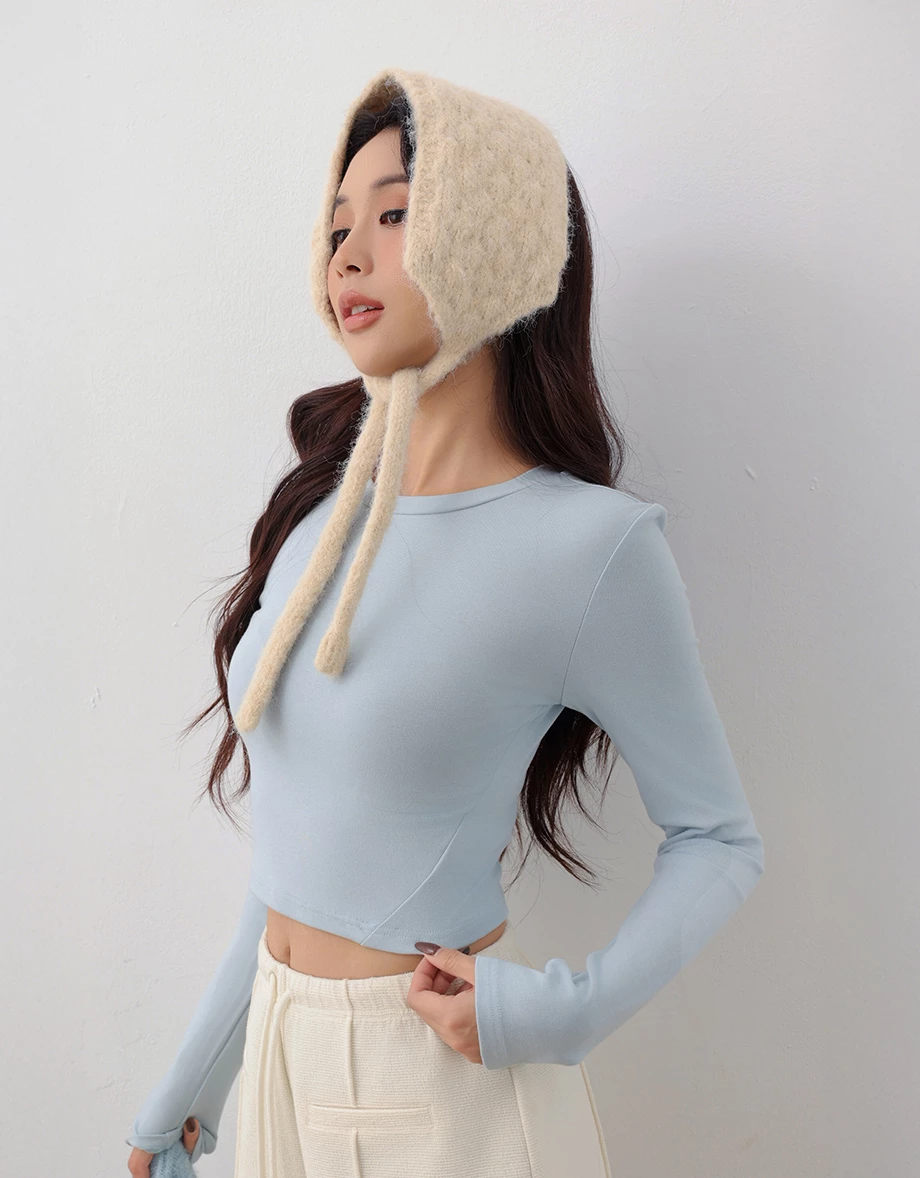 Everyday Basics Fitted Cropped Long Sleeve Top Everyday Basics Fitted Cropped Long Sleeve Top