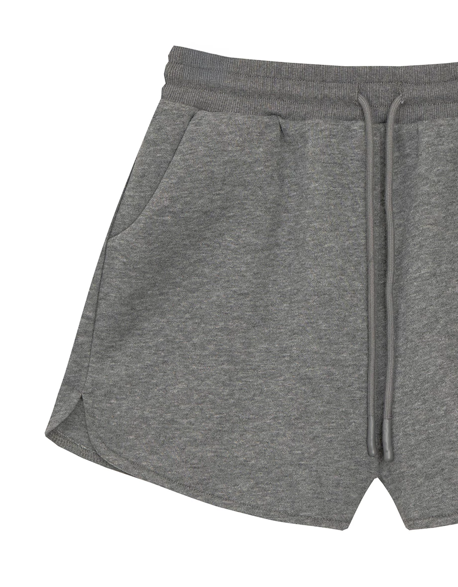 【Ling Cheng Design】Comfy Daily Drawstring Elastic Waist Shorts with Pockets