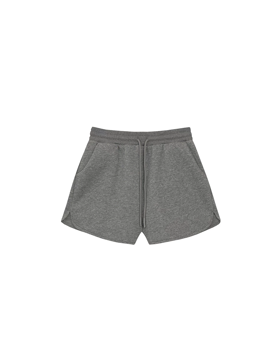 【Ling Cheng Design】Comfy Daily Drawstring Elastic Waist Shorts with Pockets