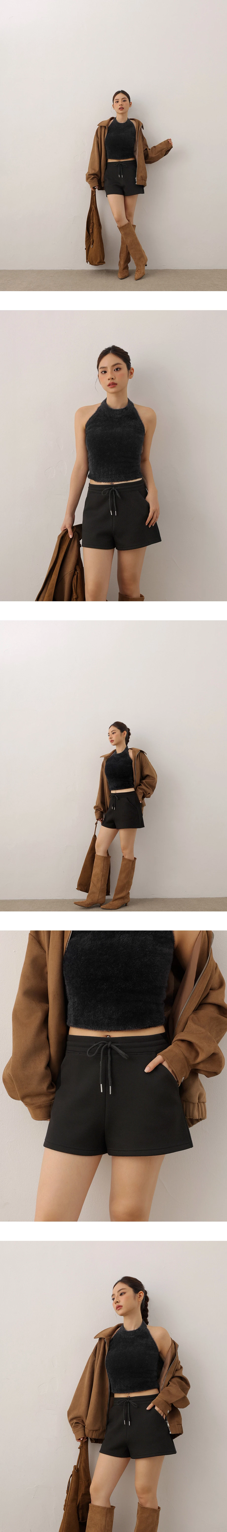 Soft Fleece Drawstring Lounge Shorts with Pockets Soft Fleece Drawstring Lounge Shorts with Pockets