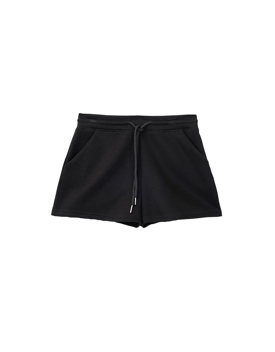 Soft Fleece Drawstring Lounge Shorts with Pockets Soft Fleece Drawstring Lounge Shorts with Pockets