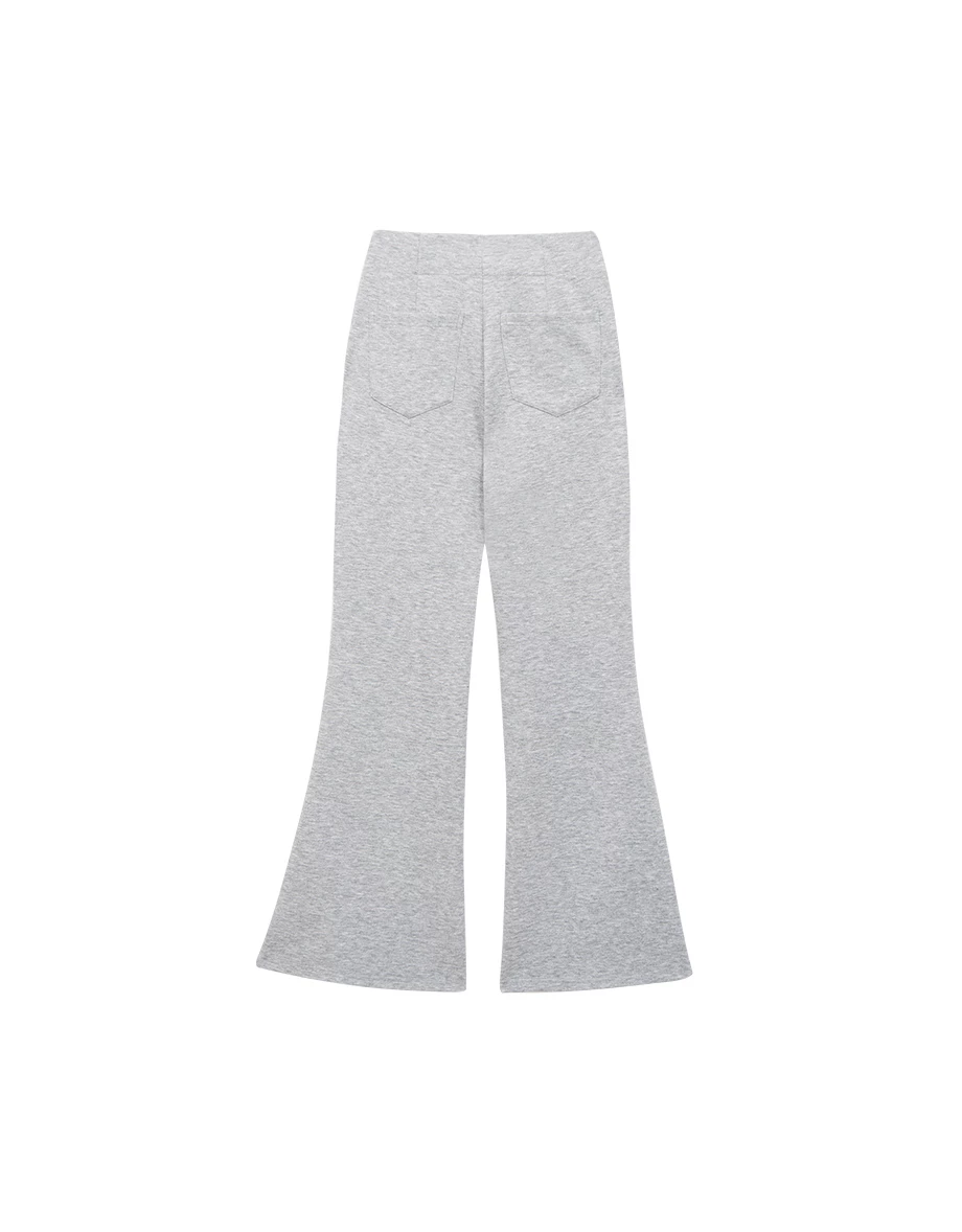 【AIRY HOURGLASS】Perfect Waistline Double Button Wide Leg Flare Pants 【AIRY HOURGLASS】Perfect Waistline Double Button Wide Leg Flare Pants