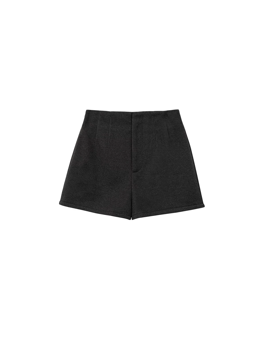 【AIRY HOURGLASS】Perfect Waistline Fleece Lined Tailored Shorts