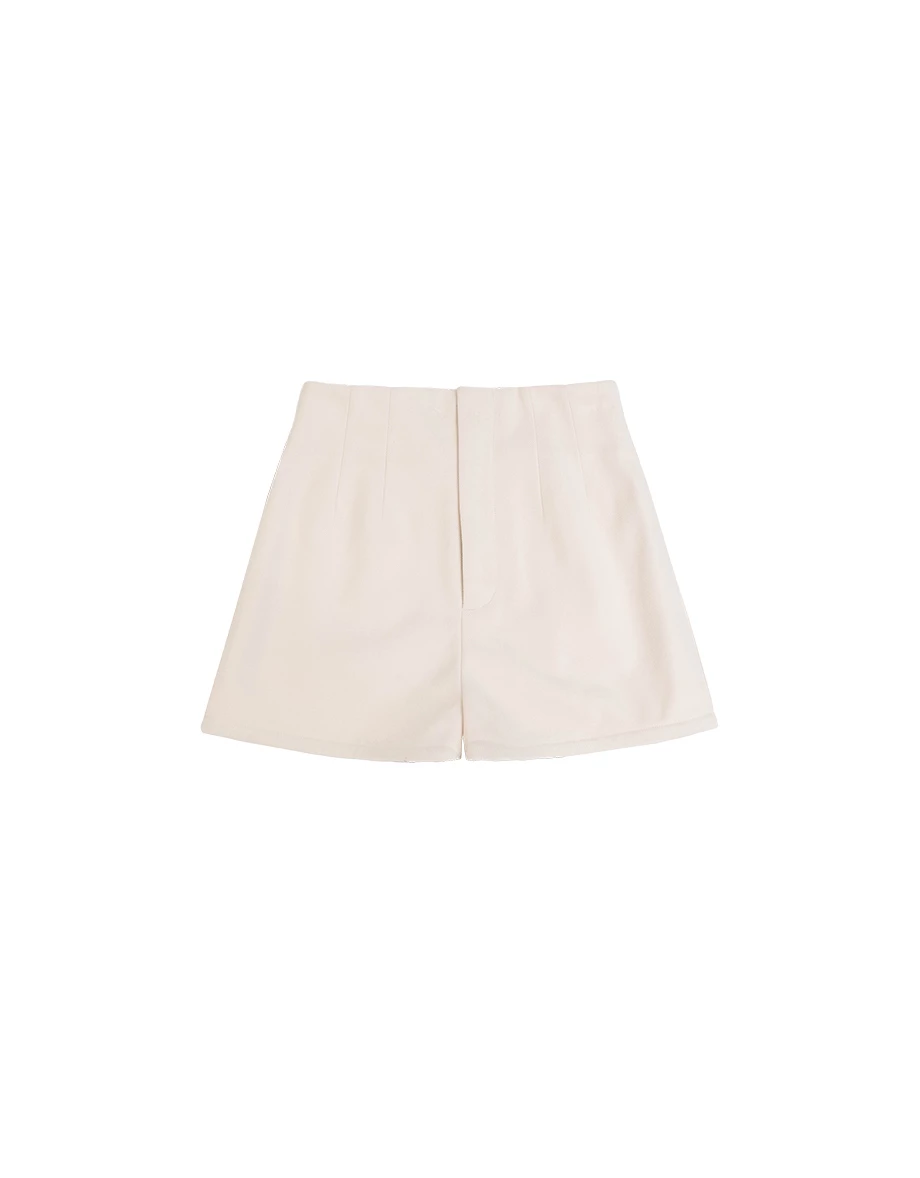 【AIRY HOURGLASS】Perfect Waistline Fleece Lined Tailored Shorts
