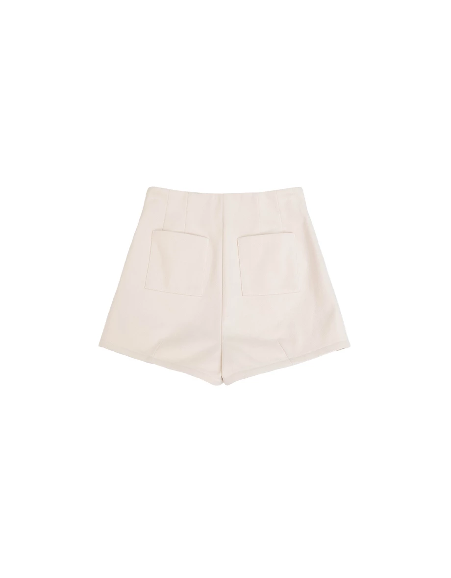 【AIRY HOURGLASS】Perfect Waistline Fleece Lined Tailored Shorts