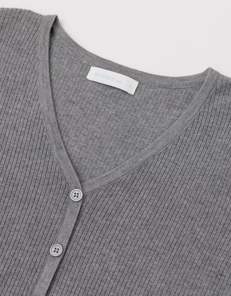 Ribbed Knit Button Down Mini Dress with Detachable Neck Strap Detail Ribbed Knit Button Down Mini Dress with Detachable Neck Strap Detail