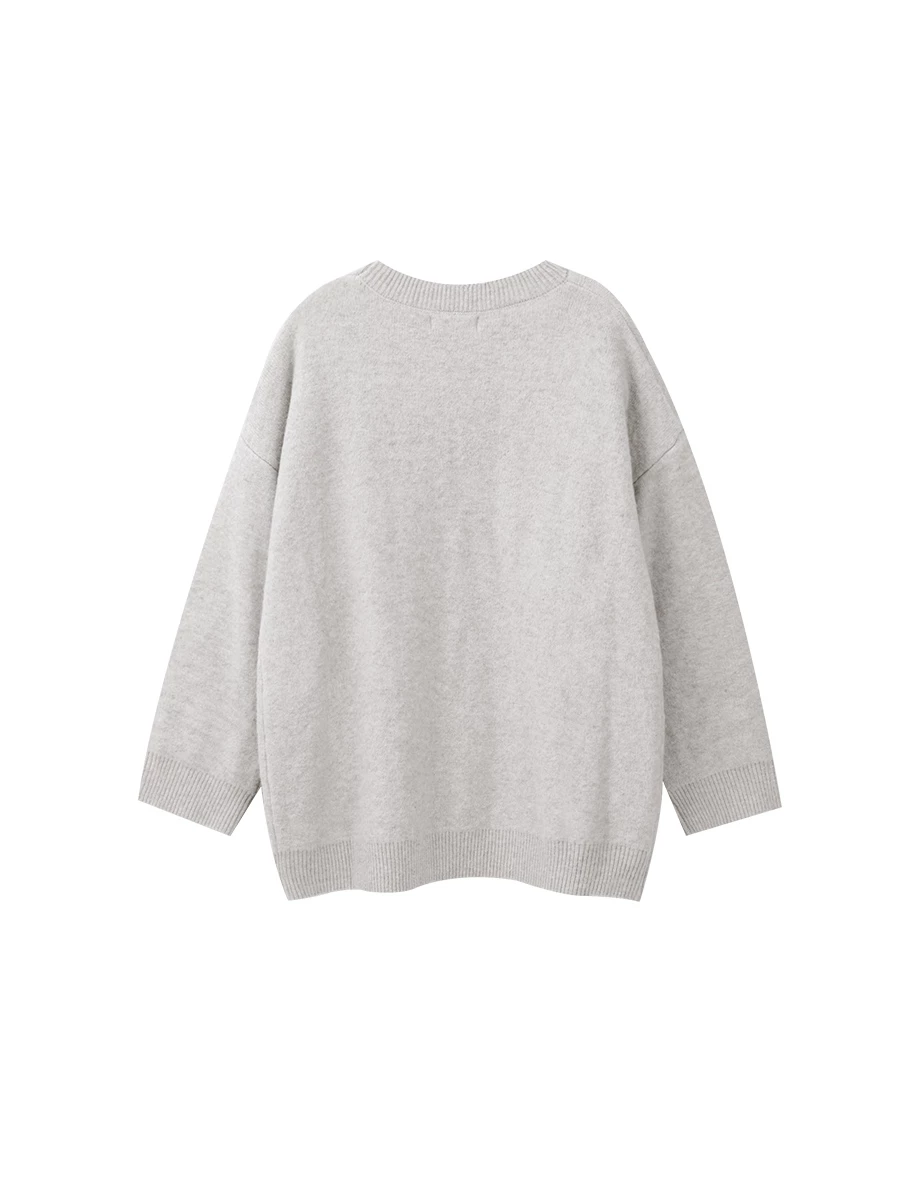 Soft Fluffy Oversized Lettering Knit Sweater Soft Fluffy Oversized Lettering Knit Sweater