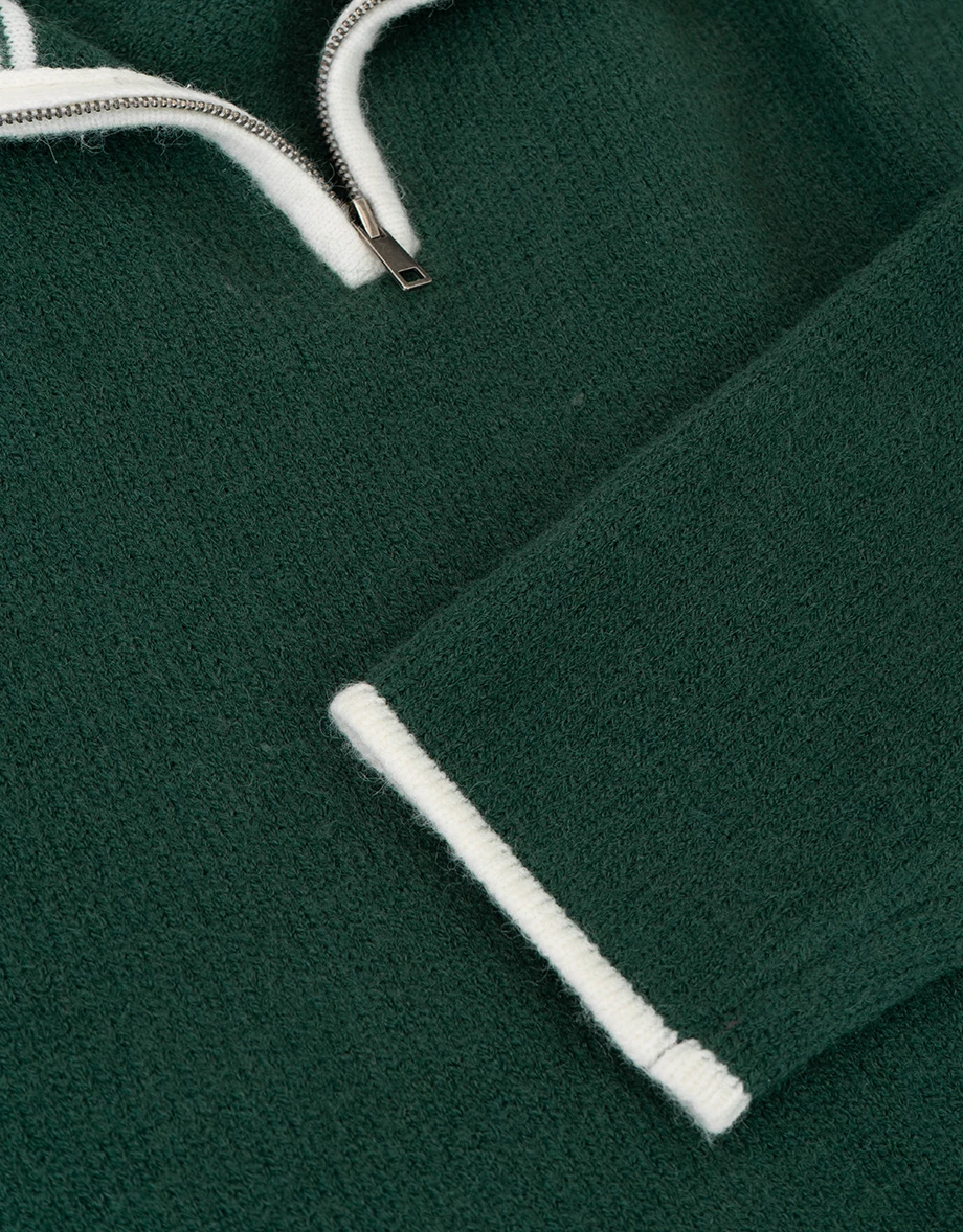 Oversized Soft Fuzzy Contrast Trim Half Zip Pullover Sweatshirt Oversized Soft Fuzzy Contrast Trim Half Zip Pullover Sweatshirt