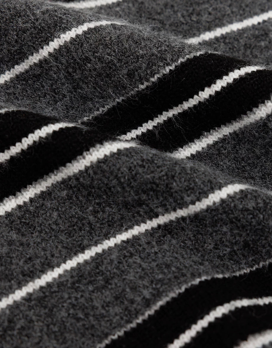 Oversized Cozy Fuzzy Knit Polo Sweater (Solid/Striped) Oversized Cozy Fuzzy Knit Polo Sweater (Solid/Striped)