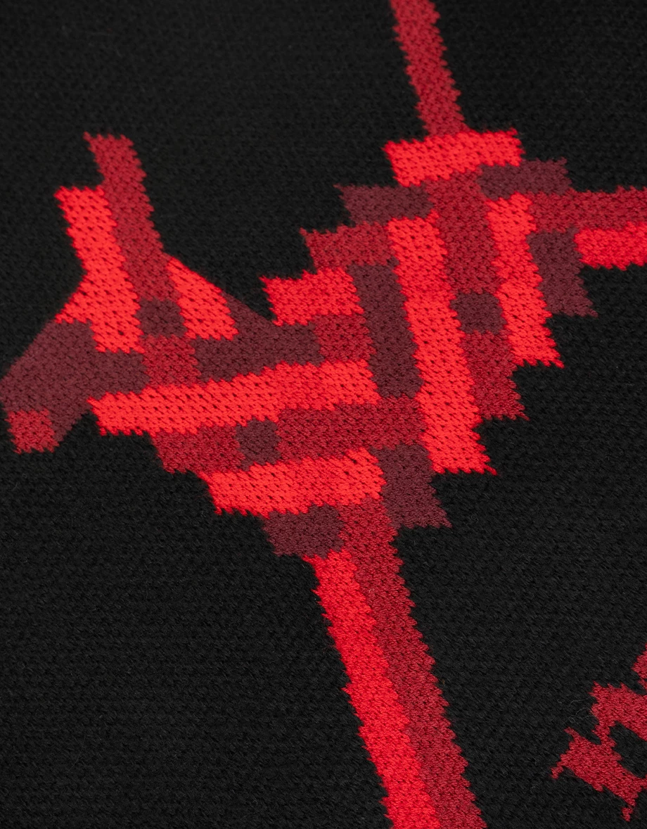 CNY MAZU BOBE Graphic Oversized Knit Sweater