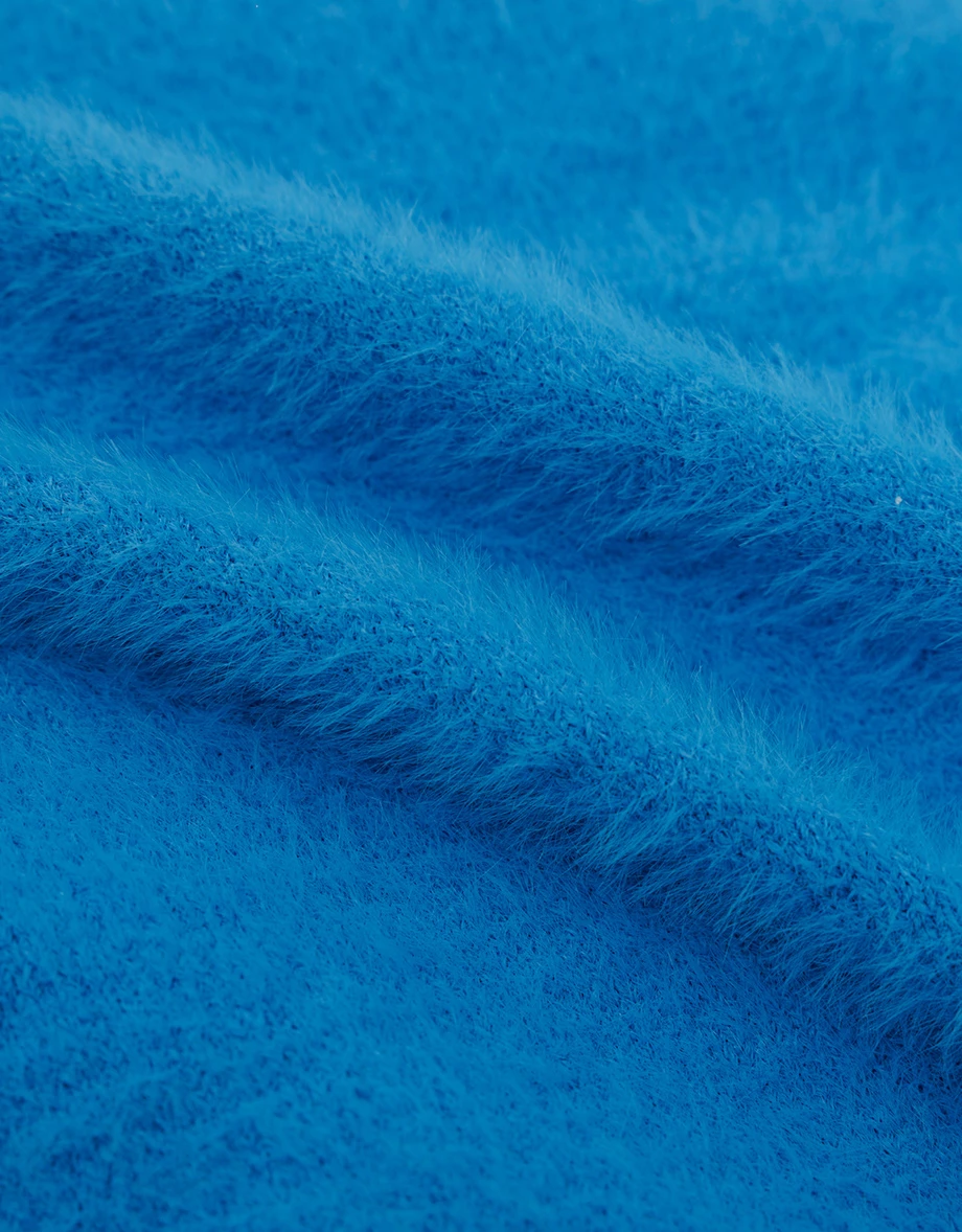 【DINOTAENG】Fluffy Knit Graphic Sweater Top 【DINOTAENG】Fluffy Knit Graphic Sweater Top