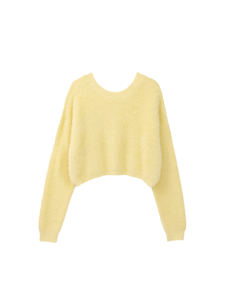 Soft Fuzzy Knit Button Front Cropped Cardigan Soft Fuzzy Knit Button Front Cropped Cardigan