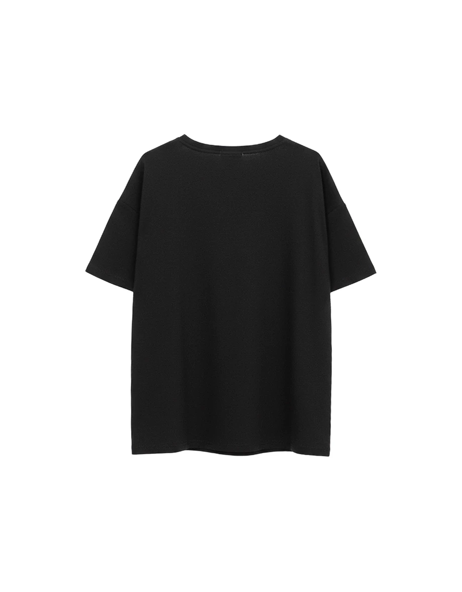 【Hello Kitty Collaboration】Graphic Print Loose Fit Crewneck Tee 【Hello Kitty Collaboration】Graphic Print Loose Fit Crewneck Tee