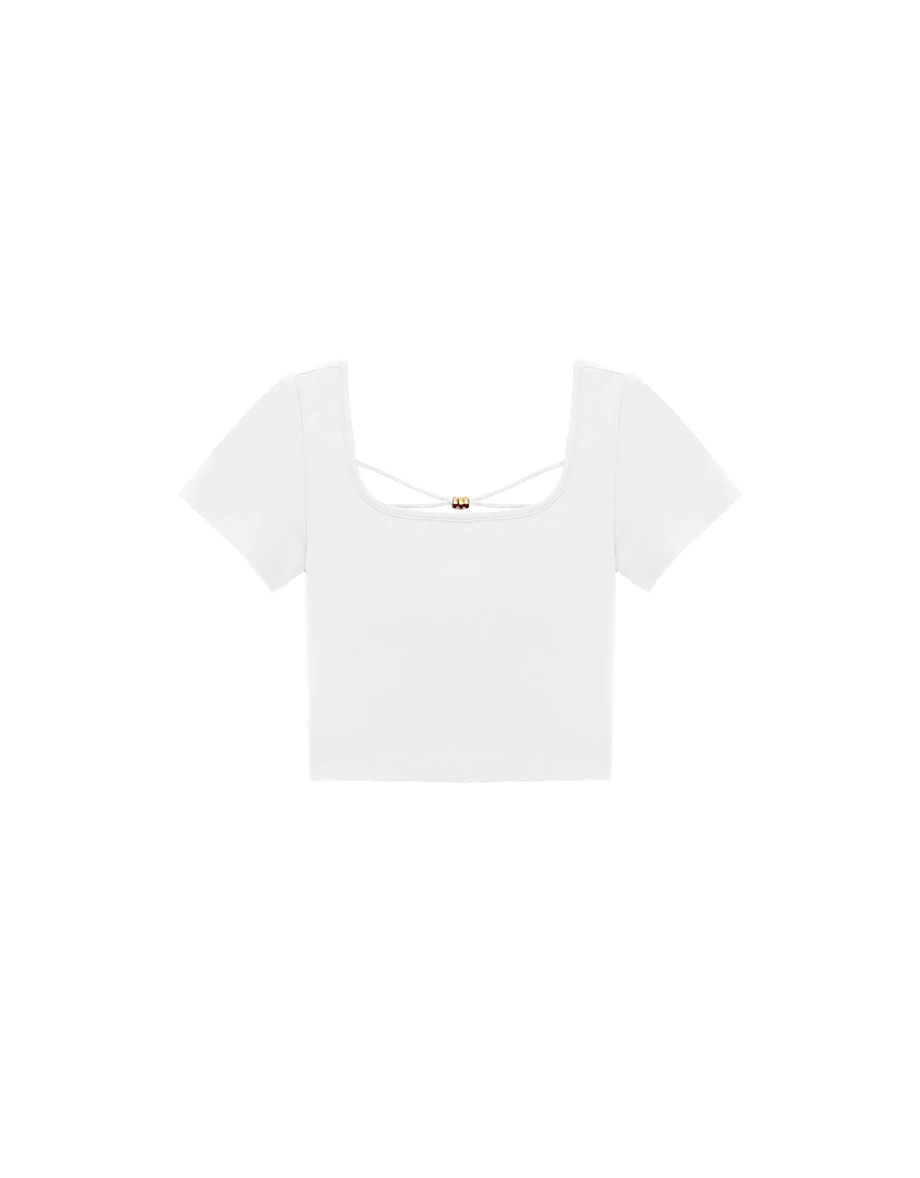 【冰肌涼感】美背後交叉短袖BRA上衣