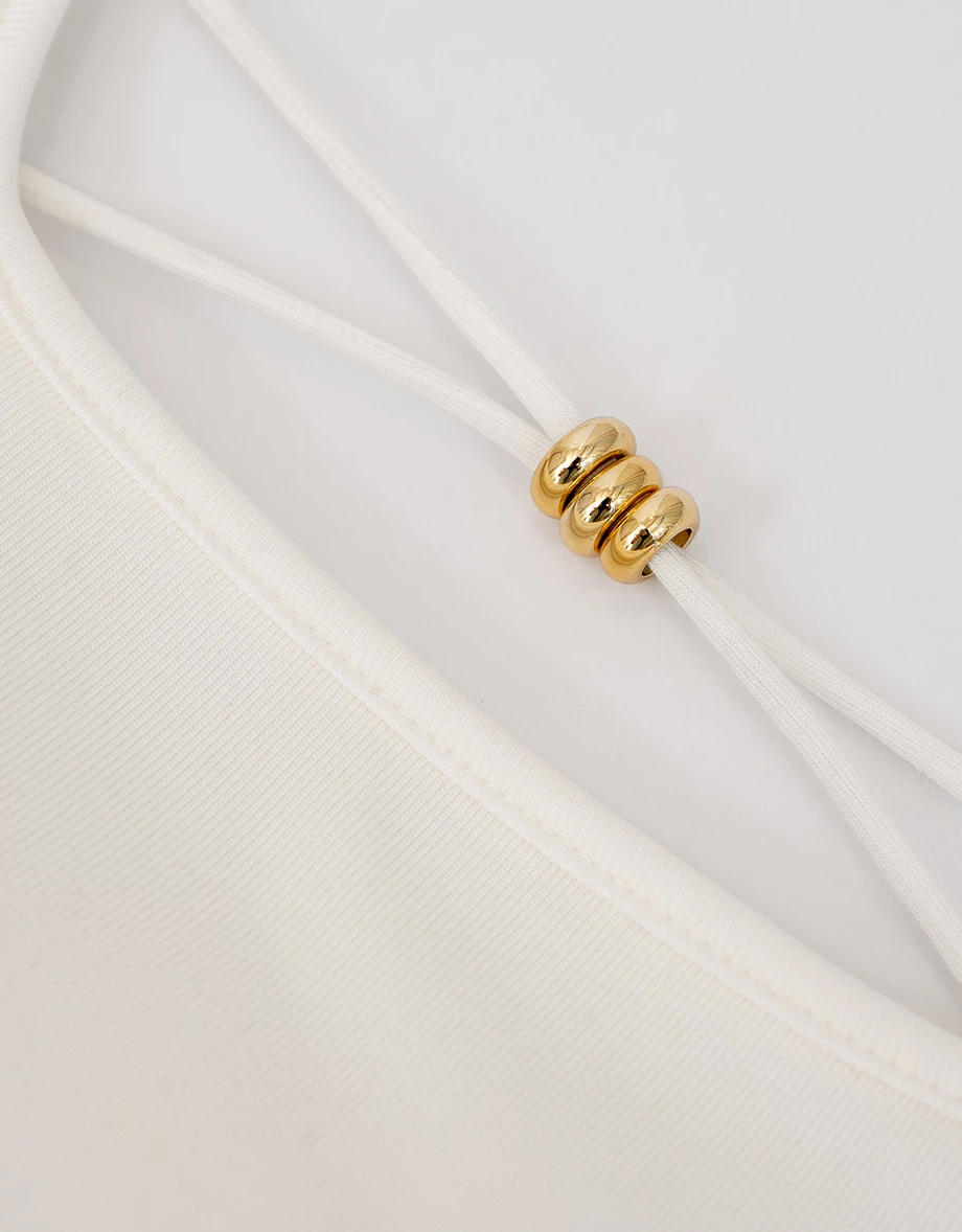 【冰肌涼感】美背後交叉短袖BRA上衣