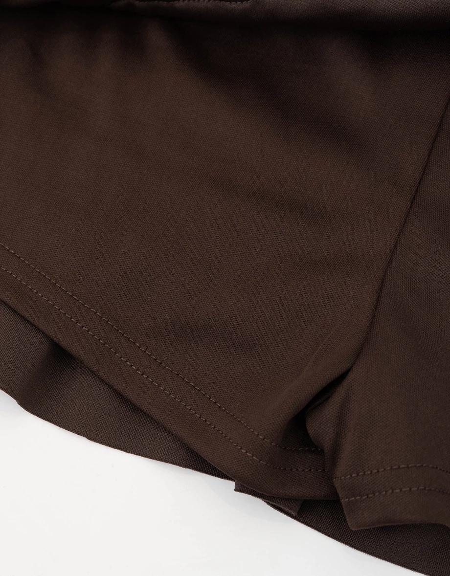 【莫代爾空氣棉】高腰多層次荷葉邊蛋糕短裙