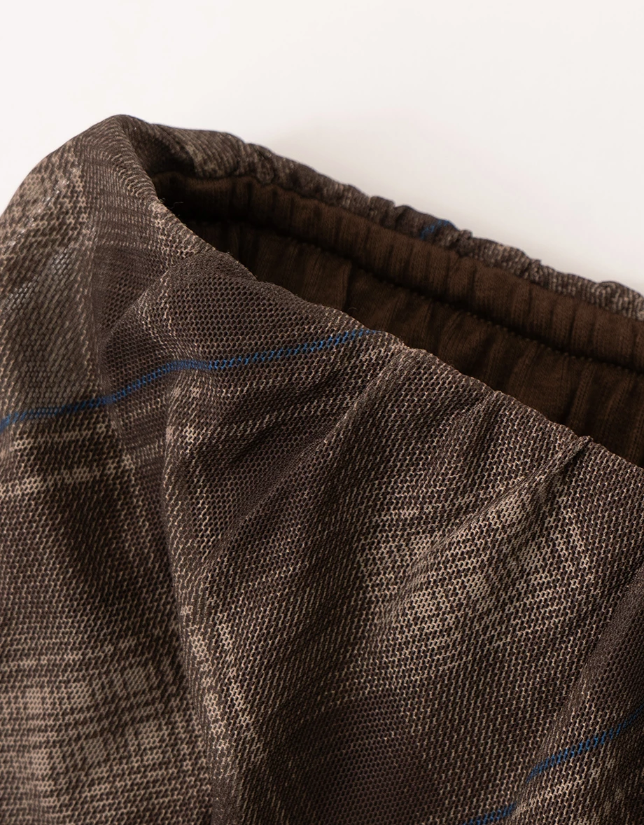 鬆緊腰魚尾長裙 素色款/格紋款