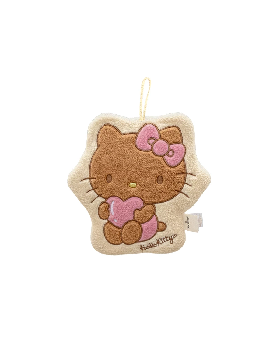 【Hello Kitty Collaboration】Embroidered Plush Hanging Hand Towel