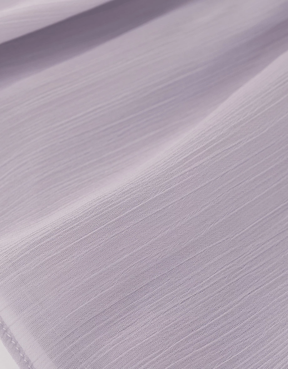 一字領綁帶荷葉鬆緊下擺澎袖短版雪紡上衣高腰傘擺短褲套裝