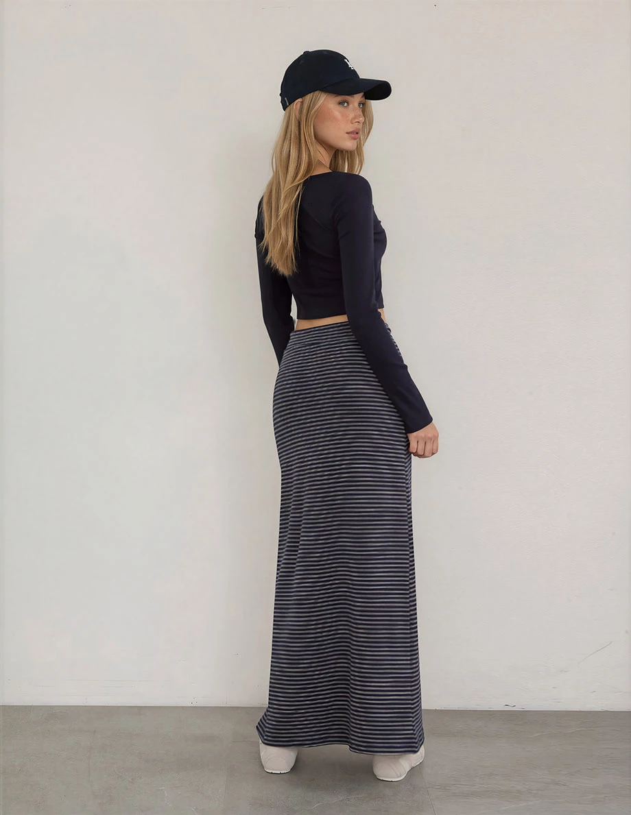 Faux 2 Piece Halter V Neck Button Front Ribbed Cardigan