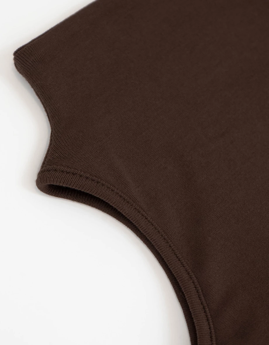 Side Ruched High Neck Sleeveless Crop Padded Bra Top