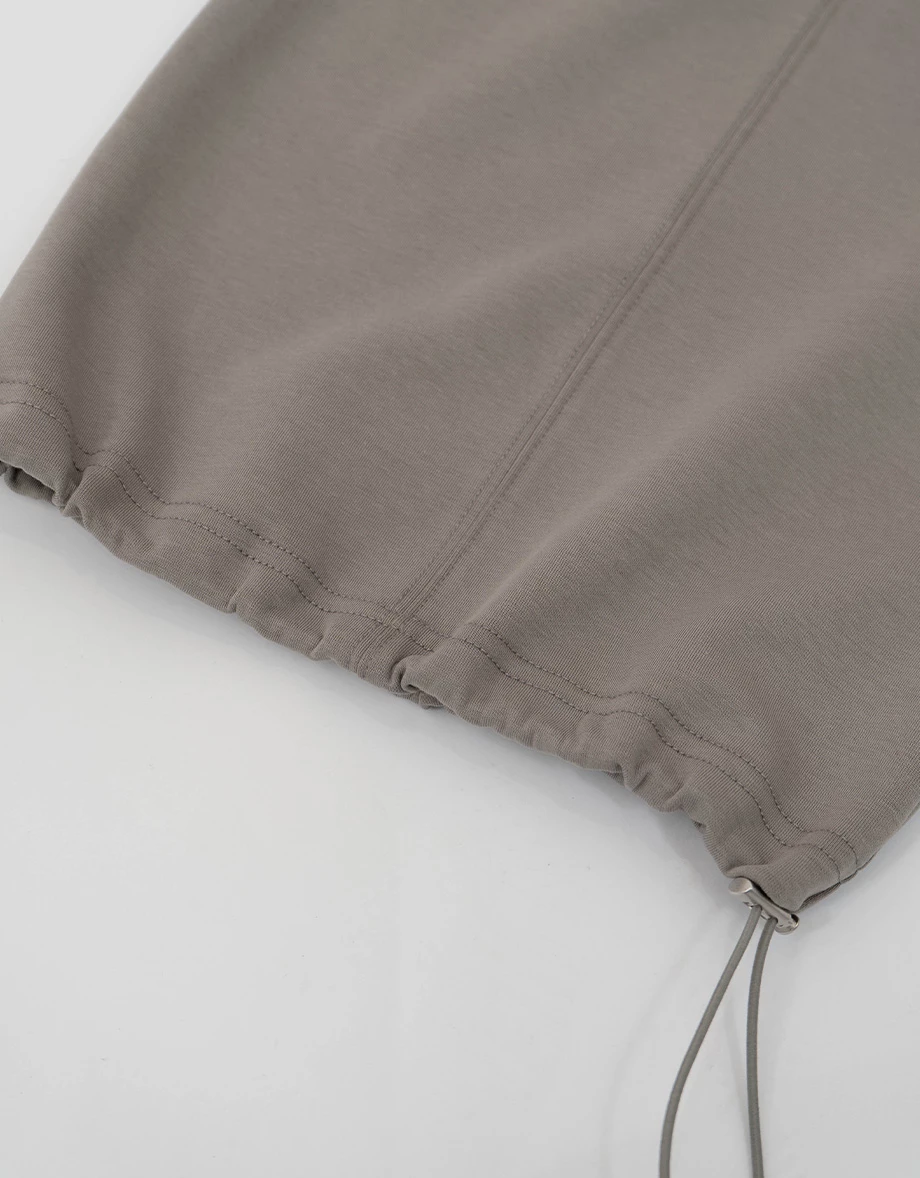 Adjustable Drawstring Waist Wide Leg Lounge Pants