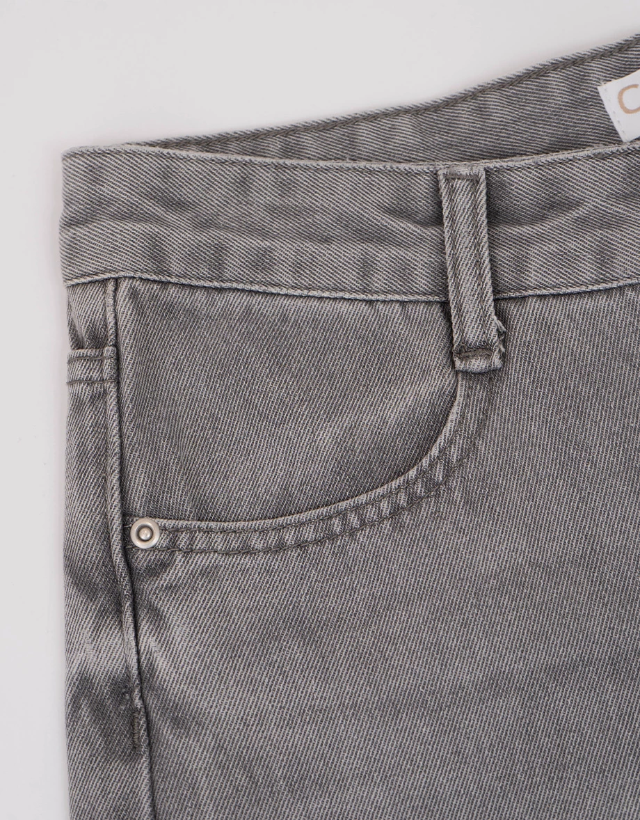 Low Waist Vintage Washed Jeans Denim Wide Leg Pants