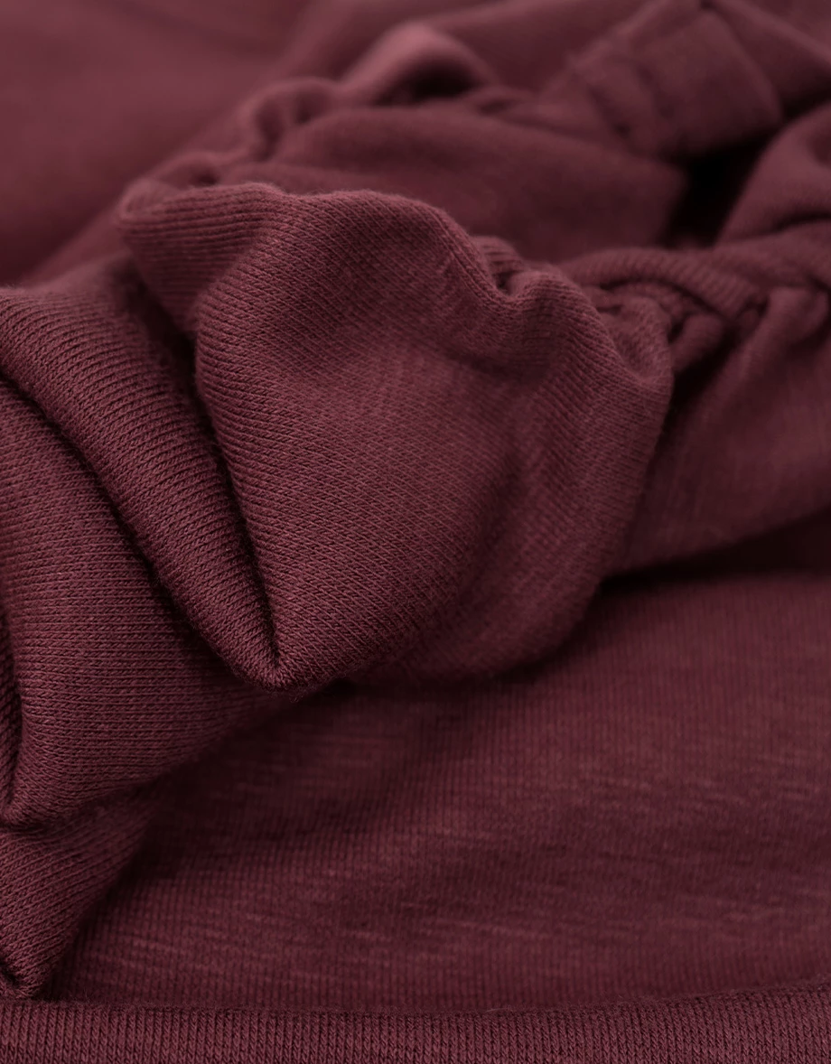 【奶油柔感棉】V領繞頸抓皺合身BRA背心短洋裝