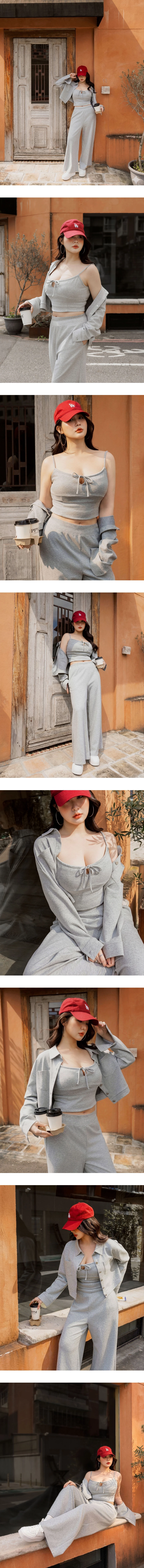 【AIR空氣棉零重力】細肩帶胸前綁帶BRA背心