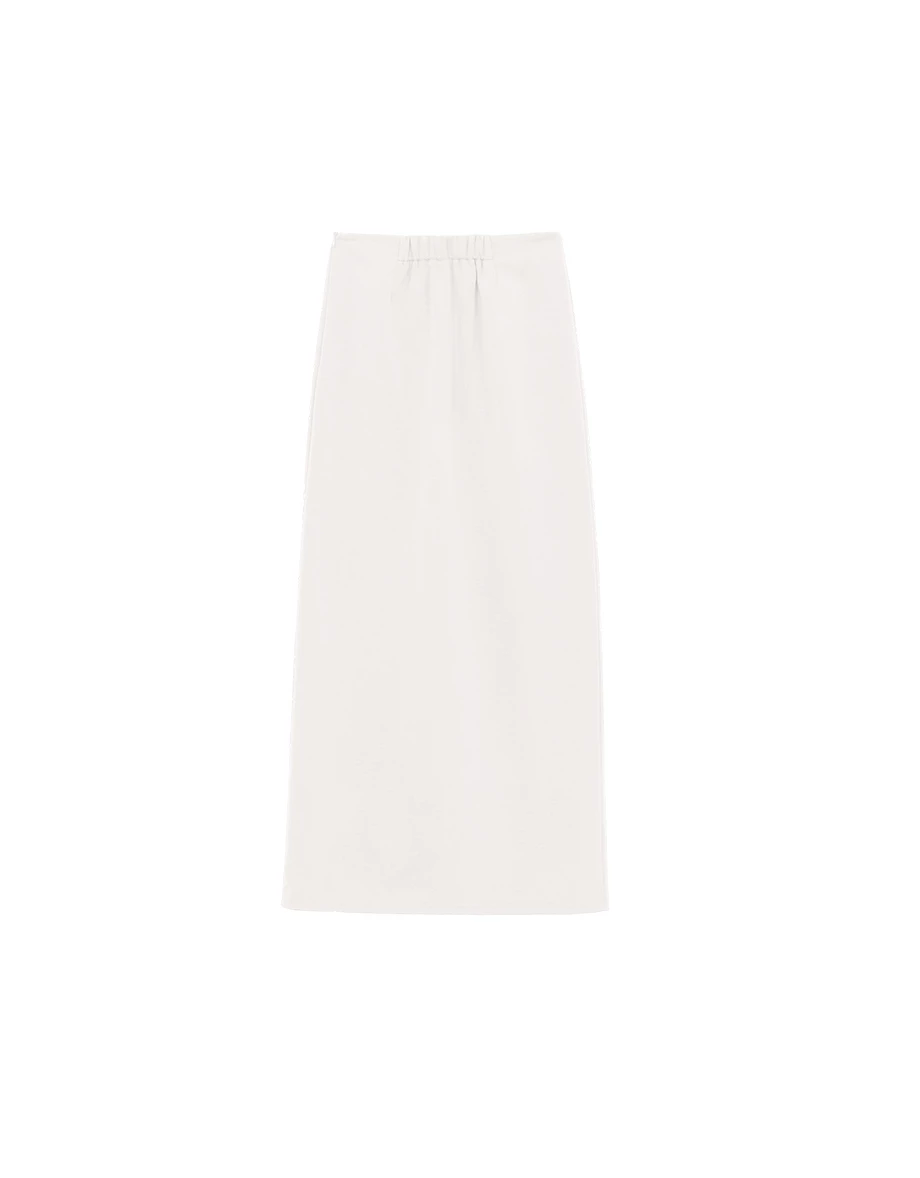 【AIRY HOURGLASS】 High Waist Front Slit Straight Maxi Tailored Skirt
