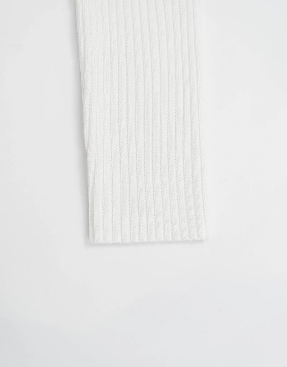 2 Way Sexy Scoop Neck Front Lace Up Ribbed Knit Top