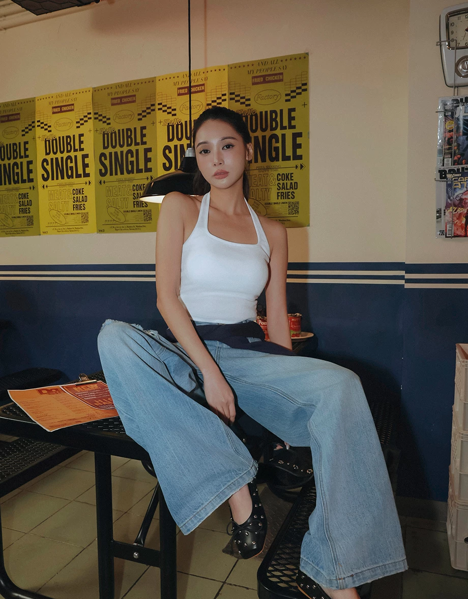 Halter Square Neck Ribbed Cropped Padded Tank Top Halter Square Neck Ribbed Cropped Padded Tank Top