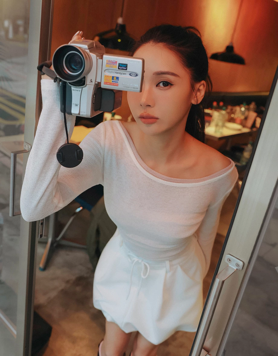 Side Ruched Sheer Ribbed Knit Long Sleeve Layering Top