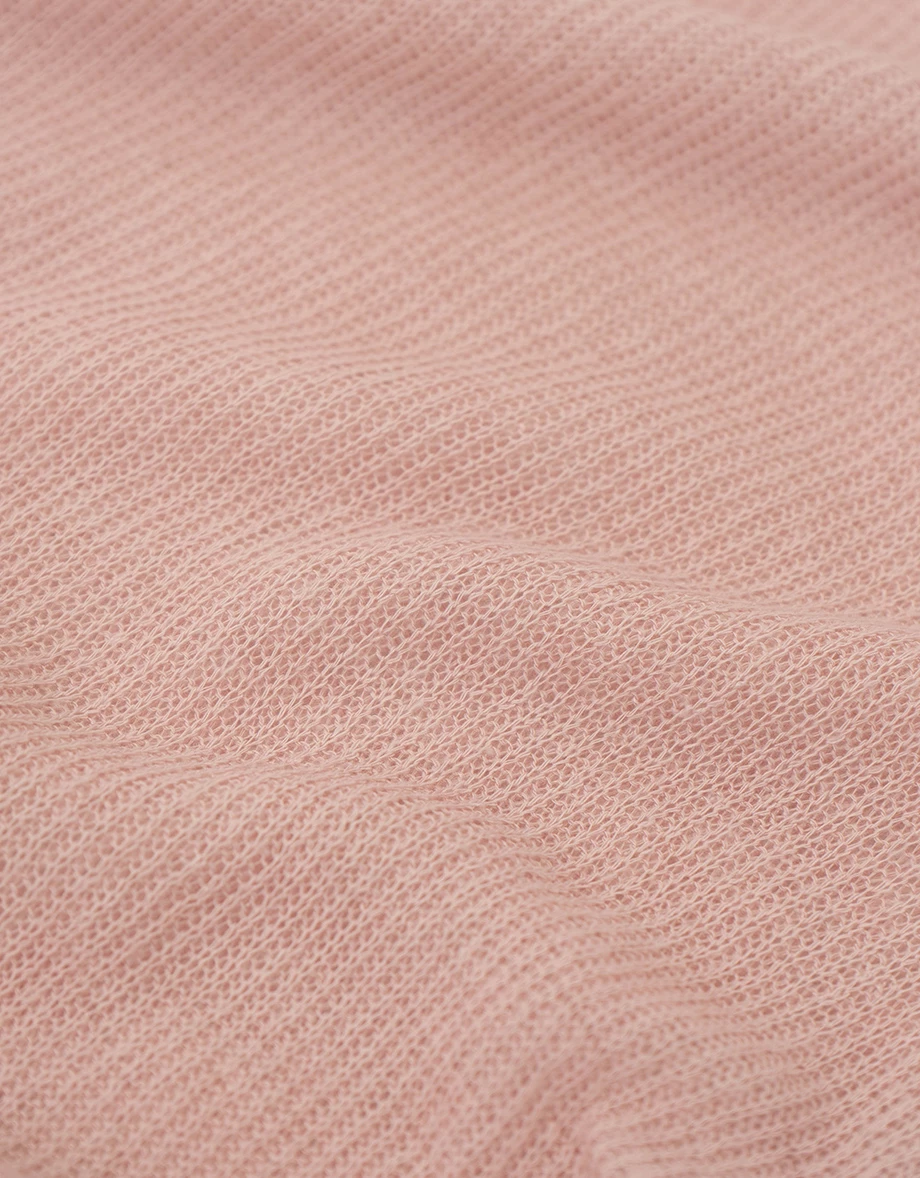 Side Ruched Sheer Ribbed Knit Long Sleeve Layering Top