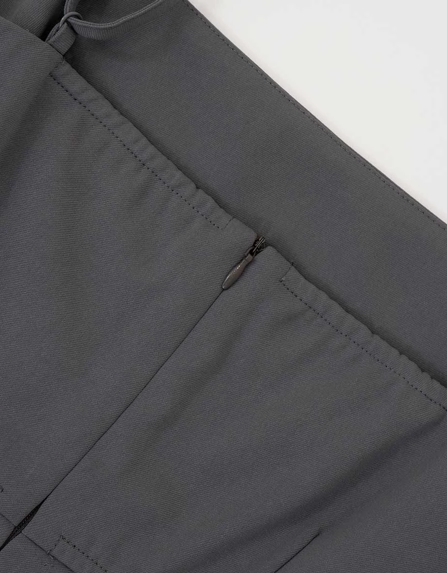 平口細肩帶壓褶西裝短洋裝