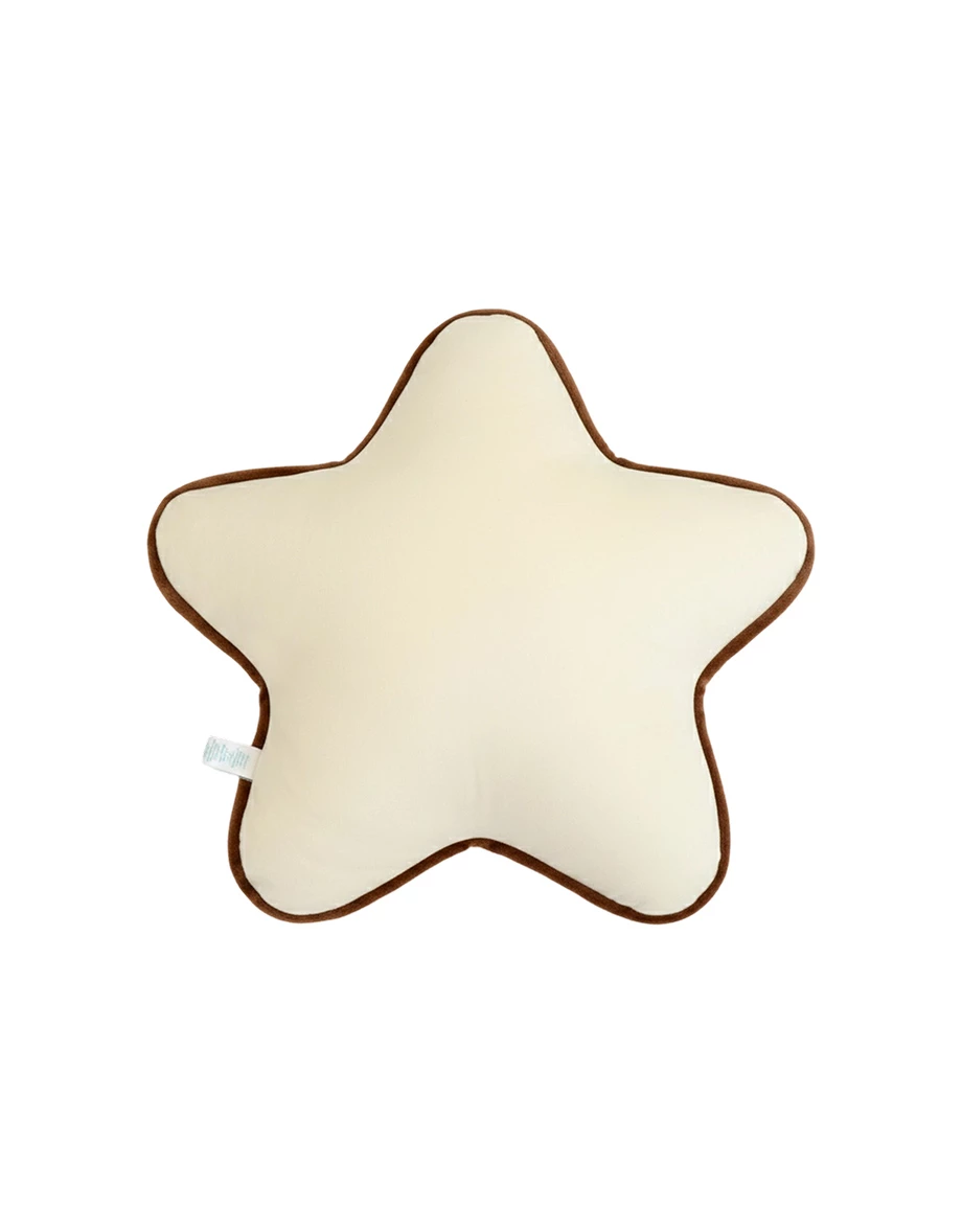 【樂一通】 崔弟款貼布拼接刺繡星形絨毛抱枕