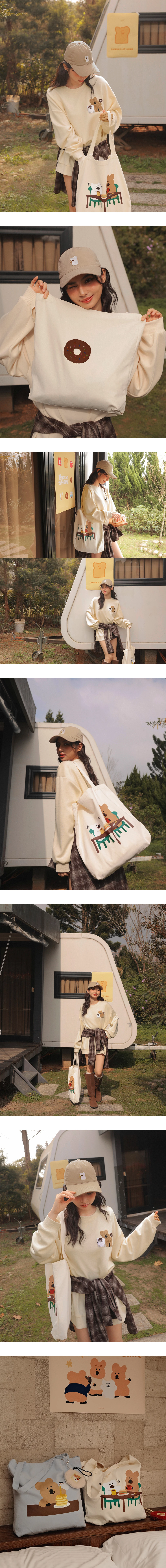 【DINOTAENG】雙面印花托特包 【DINOTAENG】雙面印花托特包