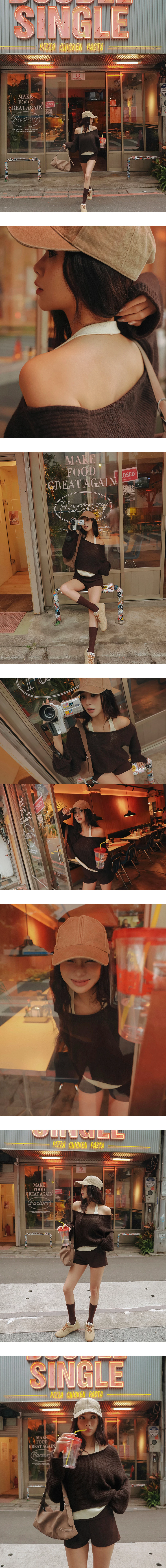 Faux 2 Piece Semi Sheer Halter Layered Knit Sweater Top Faux 2 Piece Semi Sheer Halter Layered Knit Sweater Top