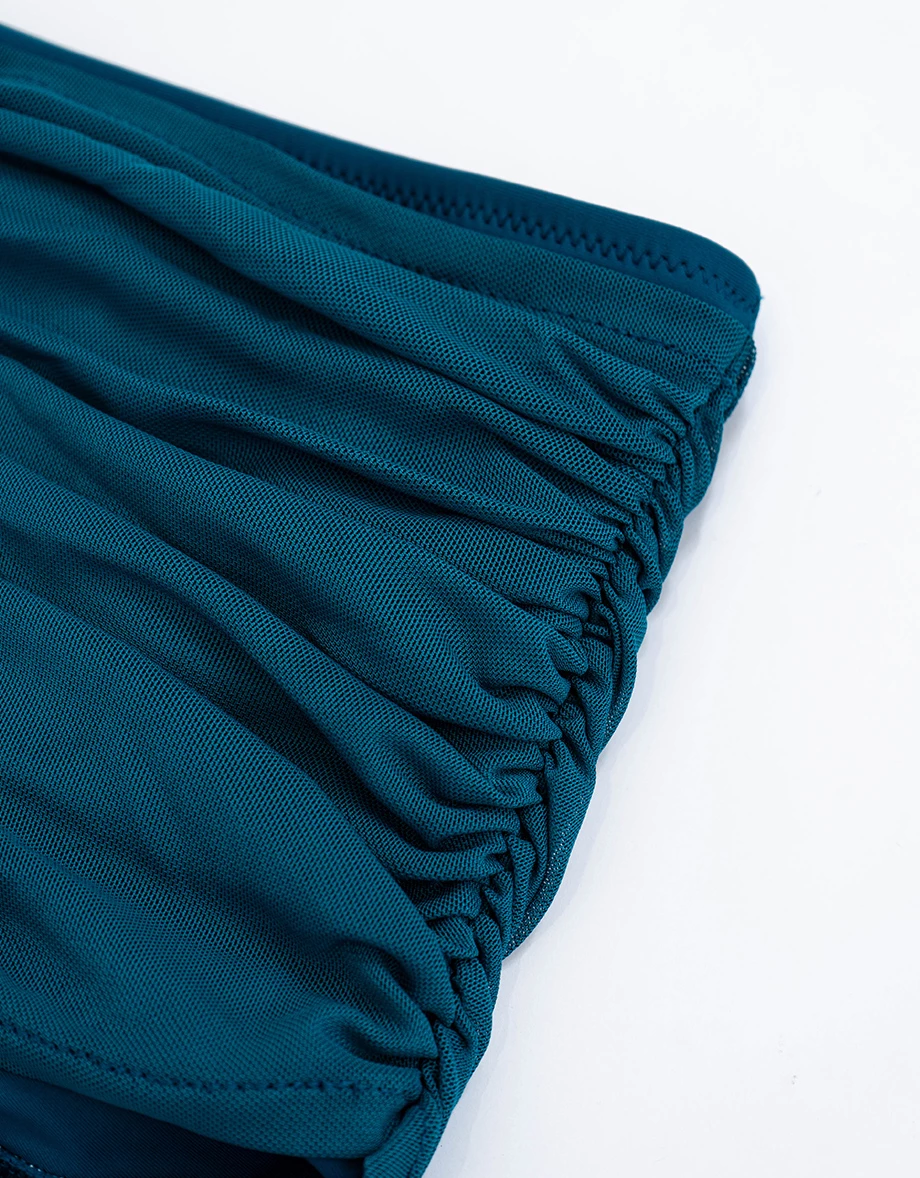 人間芭比 高腰側綁帶束腹短褲裙