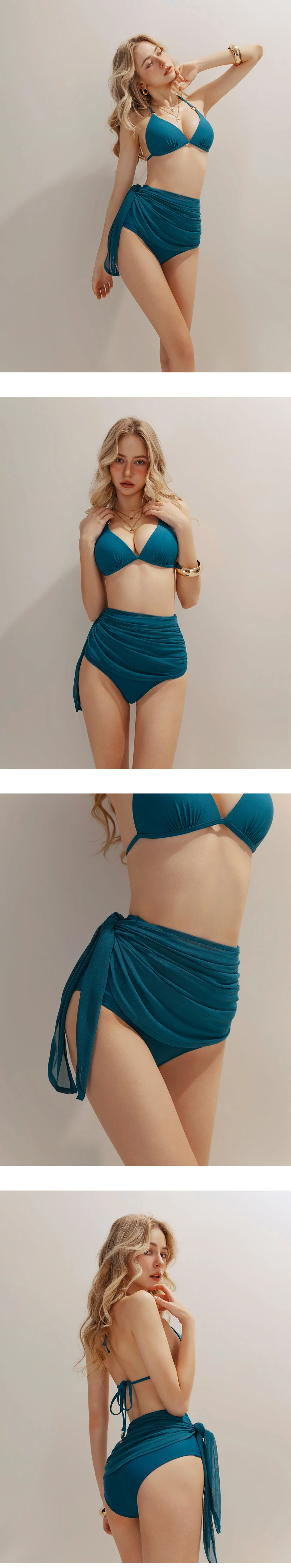 人間芭比 高腰側綁帶束腹短褲裙