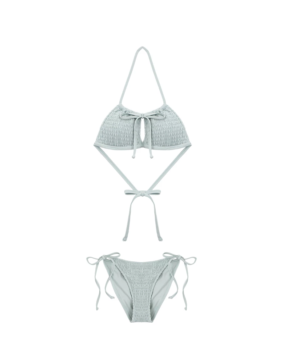 INS風 多WAY縮褶比基尼套裝