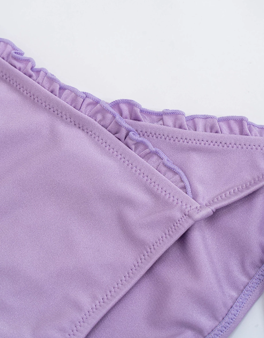 INS風 縮褶荷葉邊比基尼套裝 INS風 縮褶荷葉邊比基尼套裝