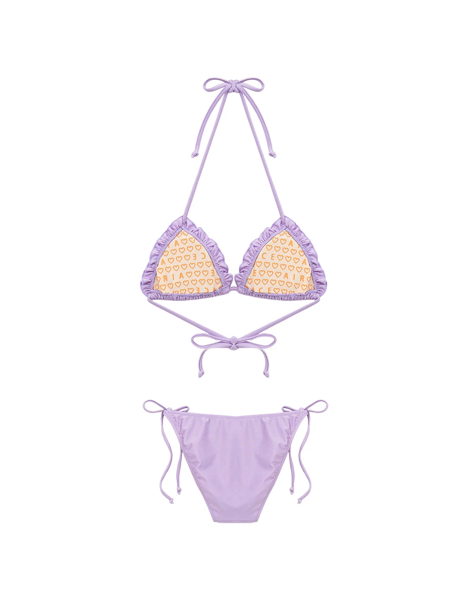 INS風 縮褶荷葉邊比基尼套裝 INS風 縮褶荷葉邊比基尼套裝