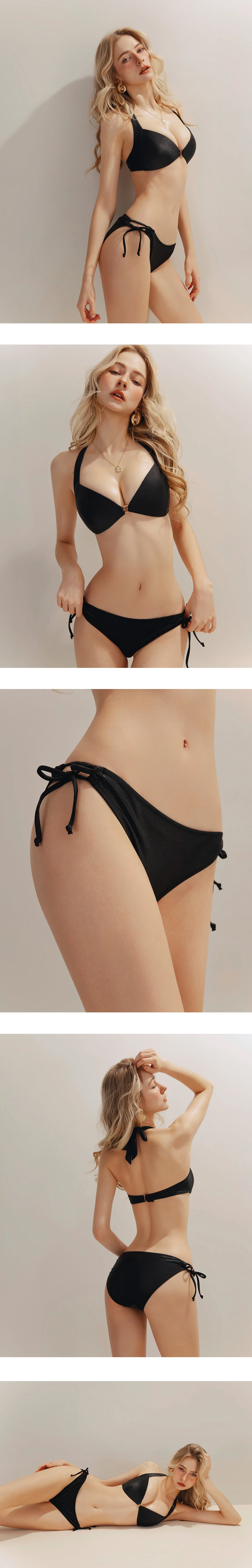 低腰雙側綁帶泳褲 低腰雙側綁帶泳褲