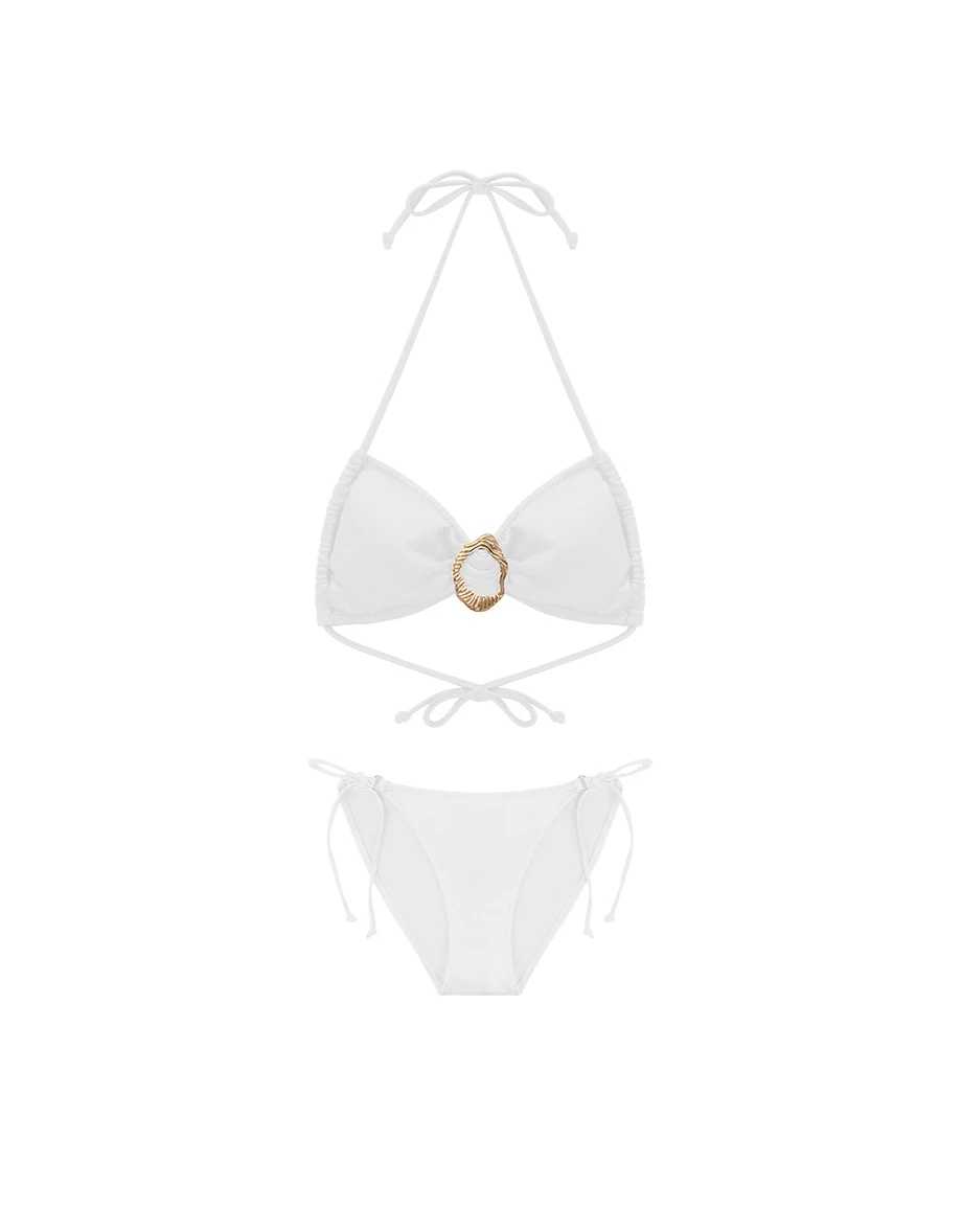 INS風 多WAY金屬環綁帶比基尼套裝